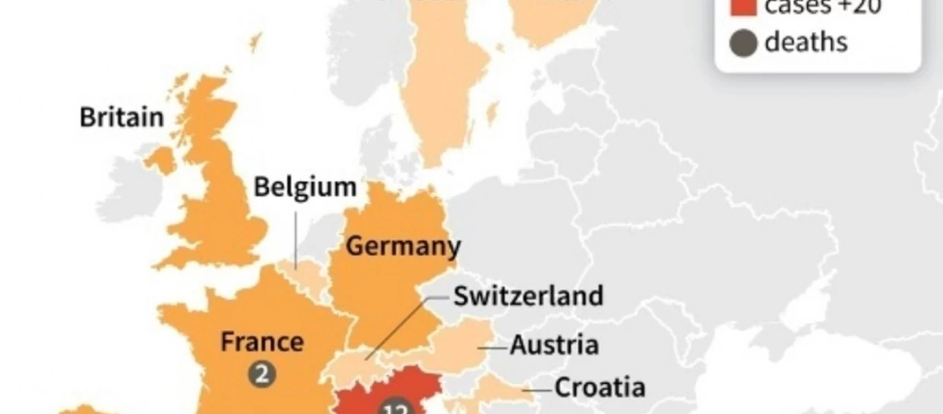 Ευρώπη: Ξεπέρασαν τα 100.000 τα κρούσματα στη Γηραιά Ήπειρο